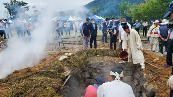 평창 방림삼베민속 강원도 무형문화재 지정 축하연 개최