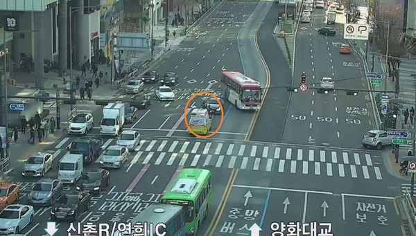 서울 양화로 교통사고 발생 홍대입구역→동교삼거리 2차로 교통 통제