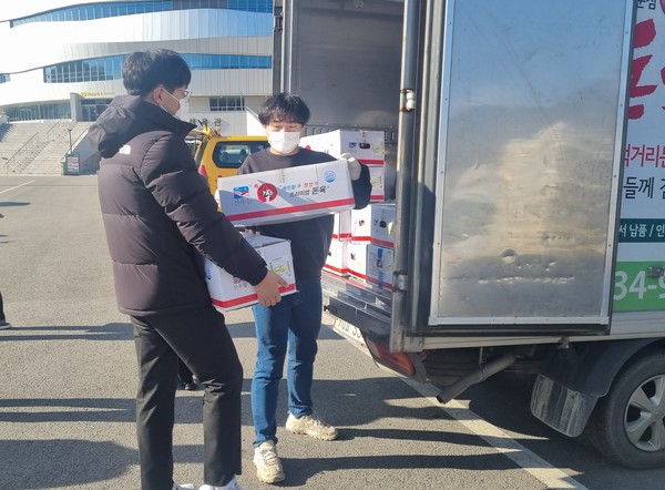 예산군, 지돈가 업주 한돈 1000kg 기탁