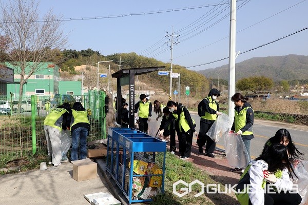 충북보건과학대, ESG 기반 사회적 가치실현 지역사랑 클린데이 진행