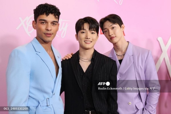 엑스오, 키티 LA시사회 참석한 최민영-이상헌