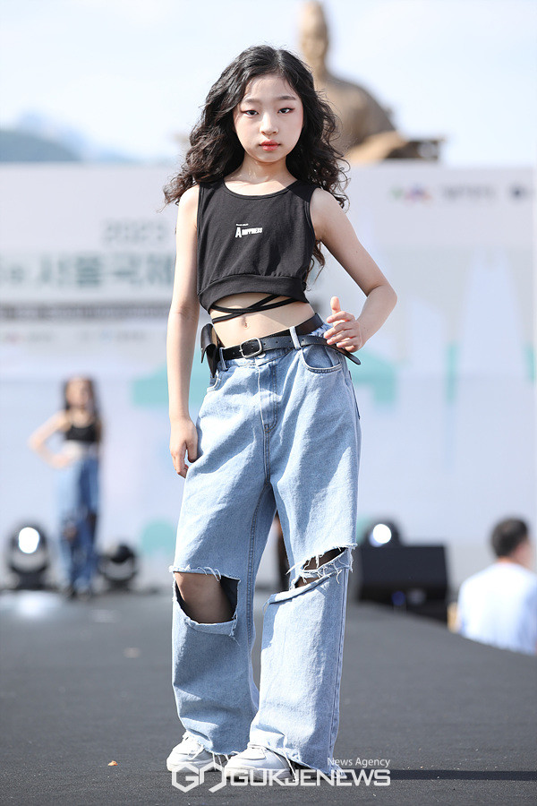 [GJ포토] 키즈 모델 이하민, 완벽한 탑포즈(LBMA 힙합 키즈 패션쇼)