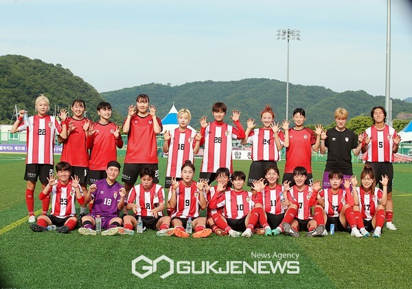 [GJ포토] 여왕기 최강 세종고려대, 위덕대 3-1로 꺾고 어흥 승리 합창