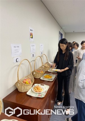 부산시 반여농산물도매시장관리사업소, 제철 출하과일 품평회