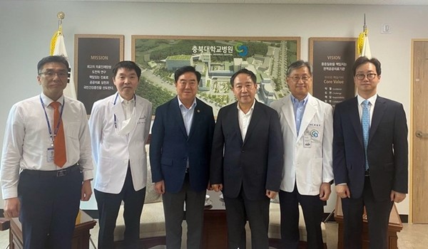 [포토] 대통령실 강승규 시민사회수석, 충북대병원서 현안간담회