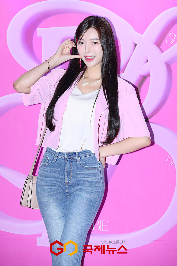 [GJ포토] 달샤벳 세리, 여신의 볼하트♥(진바비 론칭 1주년 파티)