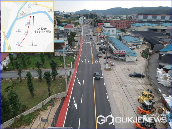 용인시 처인구, 덕성~천리간 차로 확장... 상습 정체 해소