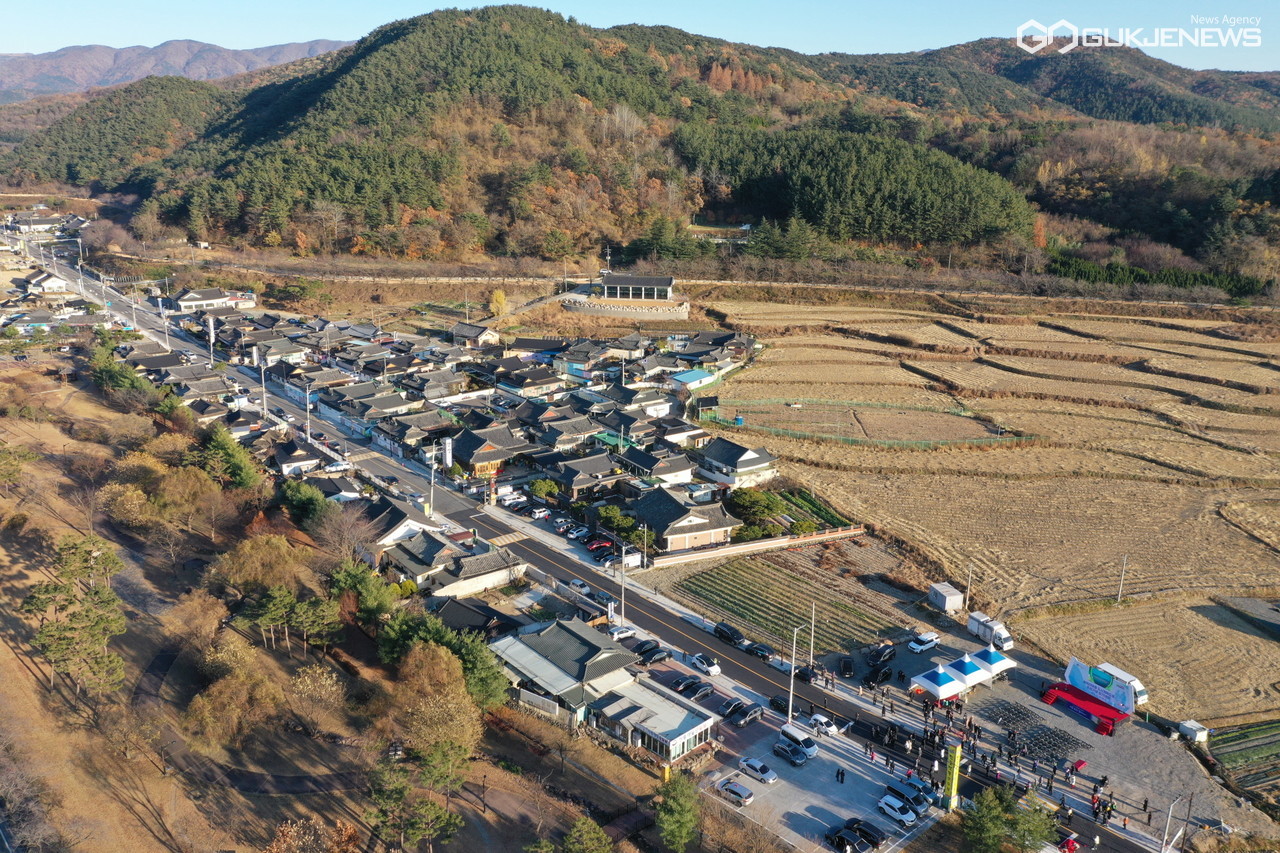 경주시, 12억 7천만원 들여 보문 숲머리마을 도시계획도로 준공
