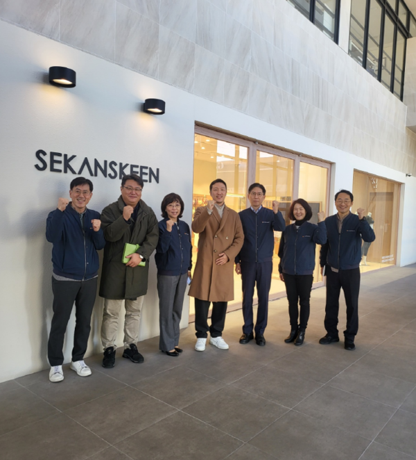 섬산련, 찾아가는 섬유패션 카라반 5탄, 익산 섬유업계 현장 방문