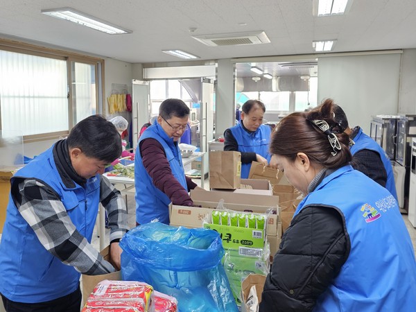 익산시도시관리공단, 설맞이 배식 봉사활동 실시