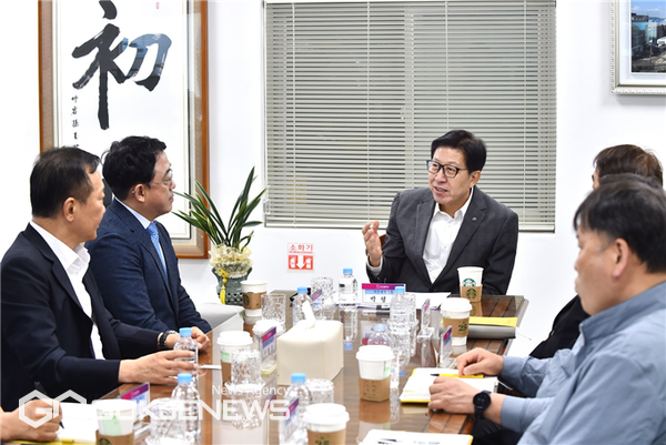 박형준 시장, 수소기업대표와 수소차 보급 활성화 논의