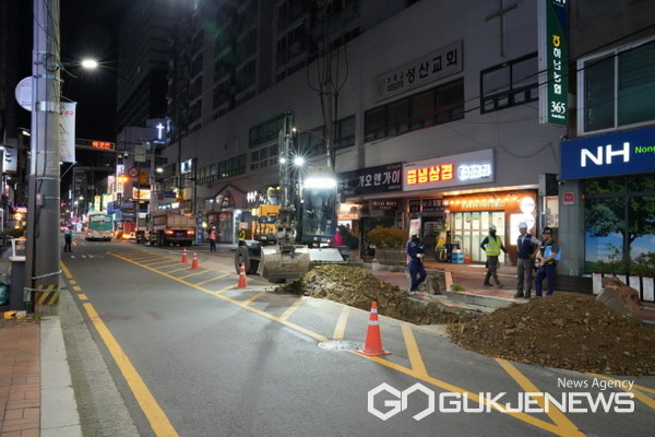 이현재 하남시장, 신장시장 전선지중화 현장 찾아 공사 전반 점검