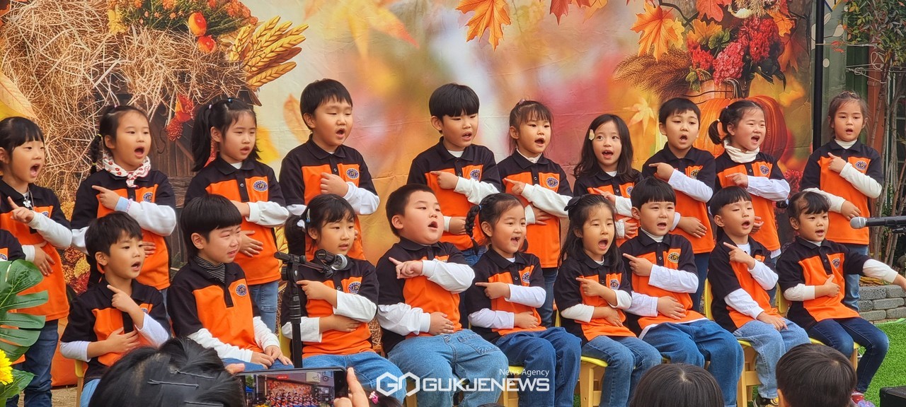 서산 색동어린이집 뜰에 울려 퍼진 아름다운 선율