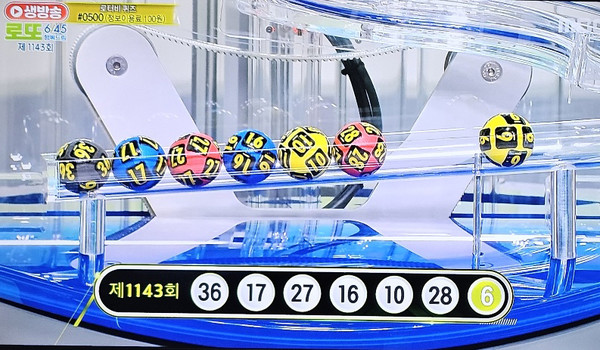 25억 로또1등당첨지역 1143회 로또당첨번호조회
