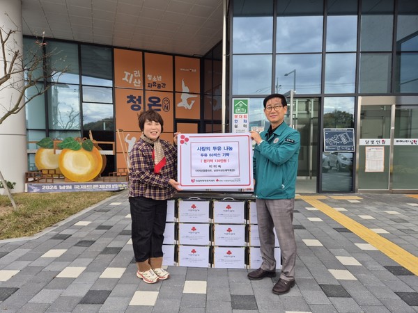 남원시 여성단체 이미숙 부회장 사랑의 두유 전달로 건강생활 지원