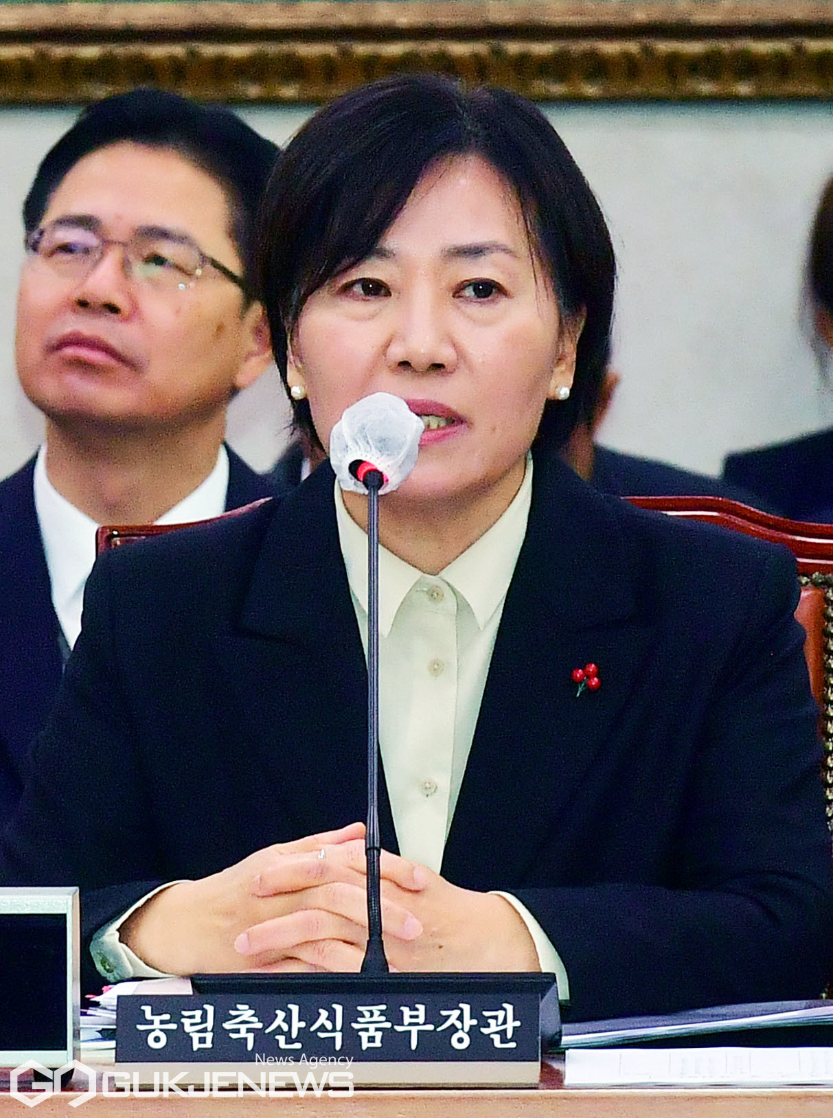 답변하는 송미령 농림축산식품부 장관