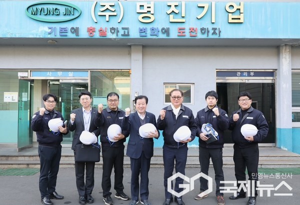 강석진 중진공 이사장, ㈜명진기업·㈜장생도라지 사업장 찾아