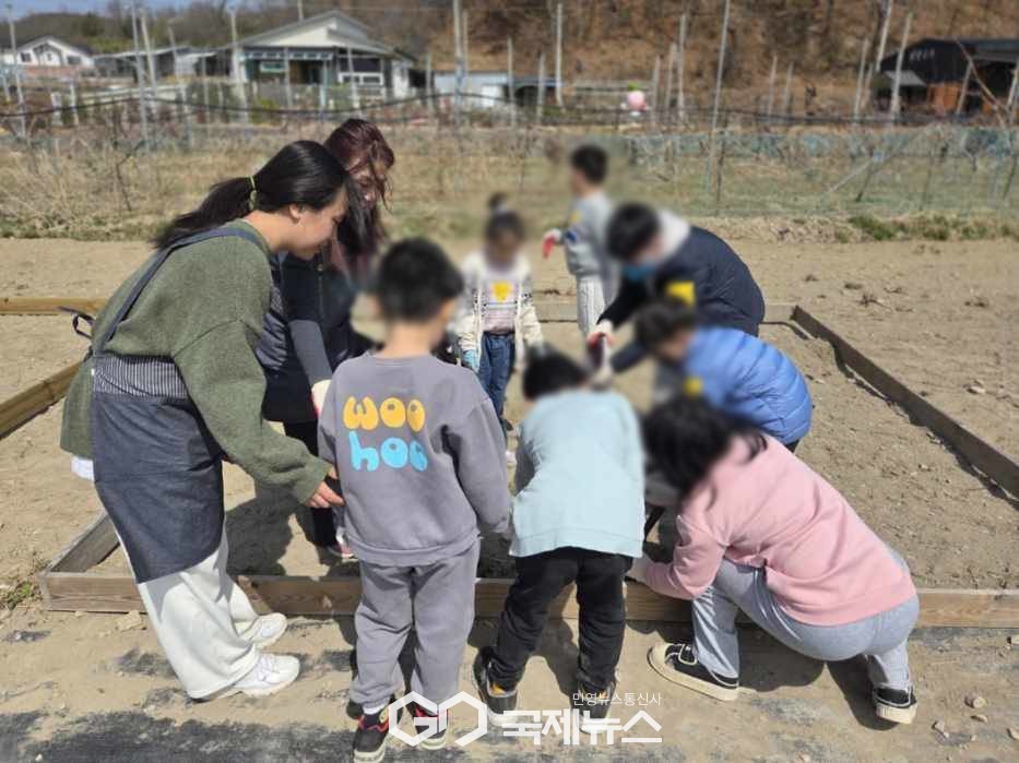 영천시 드림스타트 가족들, 내 마음의 초록 한 줌…치유농장 체험