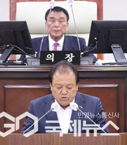 의령군의회 윤병열 의원, 유곡면 신촌삼거리 회전교차로 설치 제안