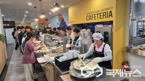 국립군산대, 천원의 저녁밥 운영...식비 걱정 덜고 공부에만 집중