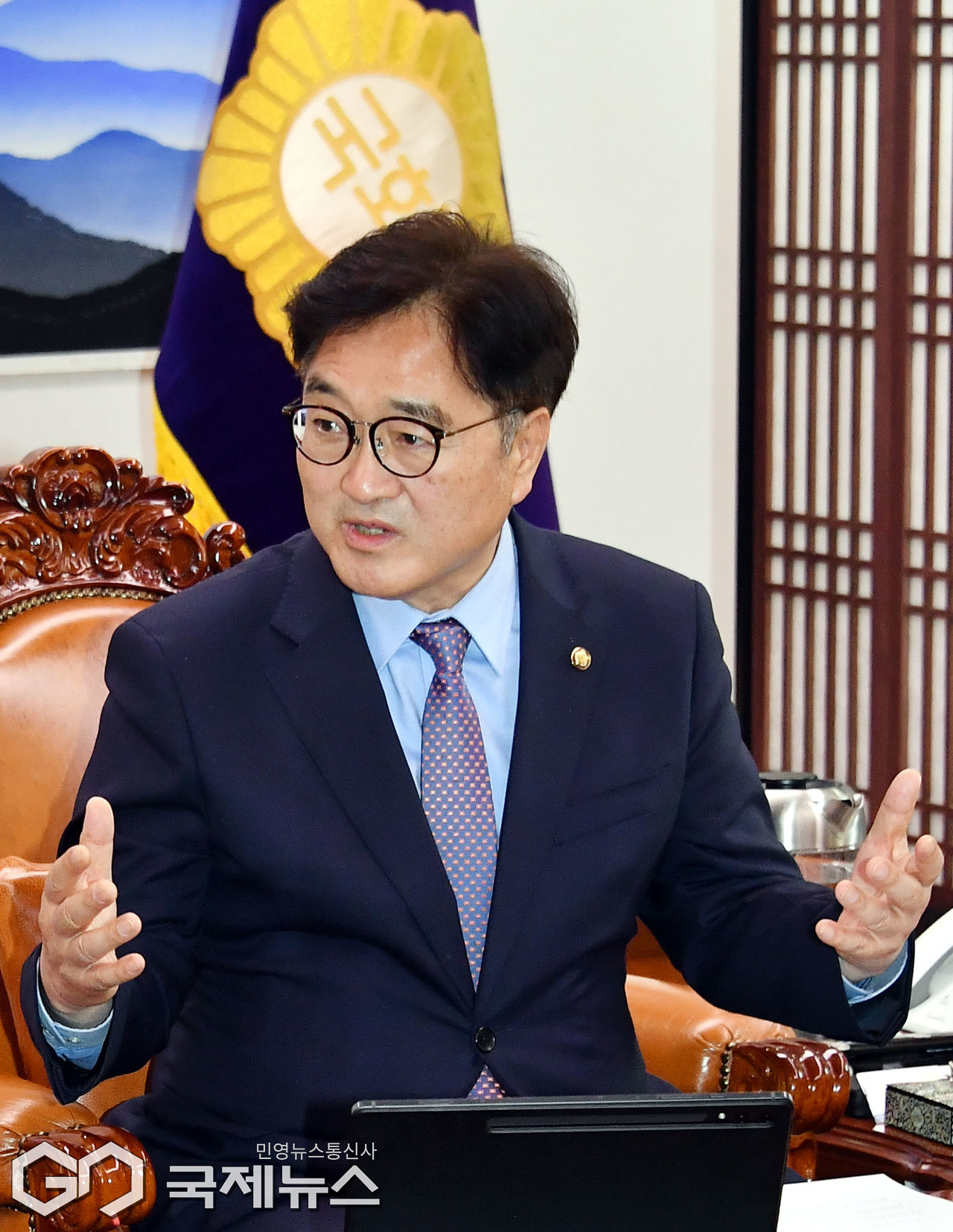 발언 하는 우원식 국회의장
