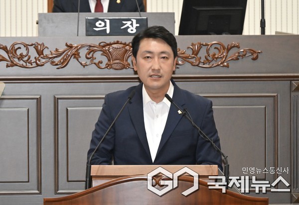 오경훈 진주시의원, 지역 업체 강력 지원 필요성 강조
