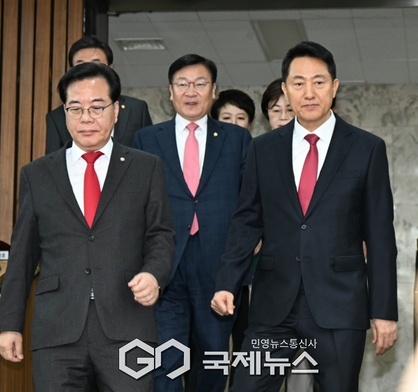 오세훈 시장, 2일(월) '국민의힘-서울시 부동산정책협의회' 참석