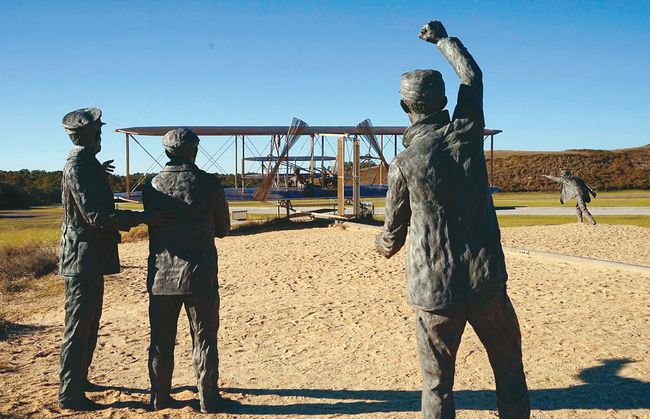  하늘을 나는 인류의 꿈이 실현되다…라이트 형제 국립사적지(Wright Brothers National Mermorial) 