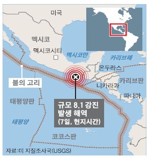  멕시코…구조하라, 한밤 '8.1'…100년 만의 강진  