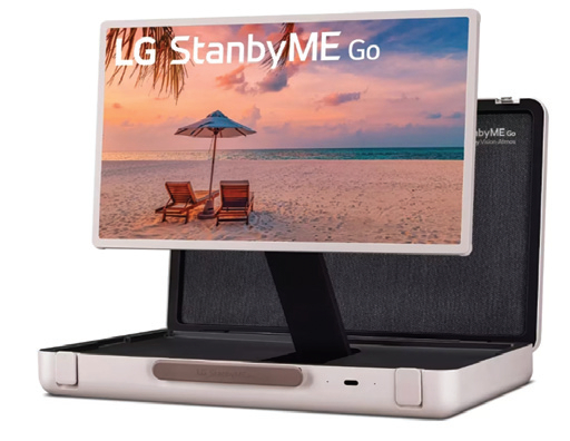완판 화제 LG 스탠바이미 Go 시판…신개념 포터블 터치스크린