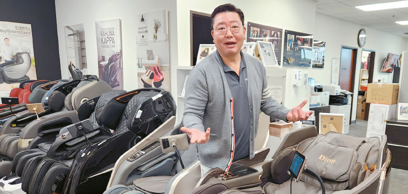 “듀얼 코어 신기술로 안마의자업계 선도”