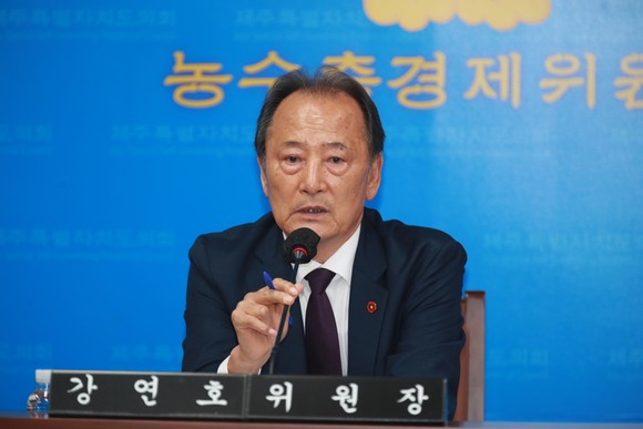 제주도의회 농수축경제위원회, 공공형 거점 오피스·스타트업베이 글로벌센터 현장 방문