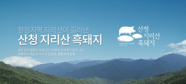 지리산이 키운 명품 산청 흑돼지 타임세일 이벤트