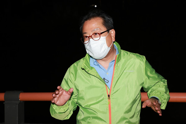 조광한 남양주시장, 화도읍에 조성된 힐링길 방문