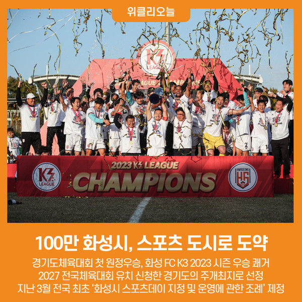 100만 화성시, 스포츠 도시로 도약