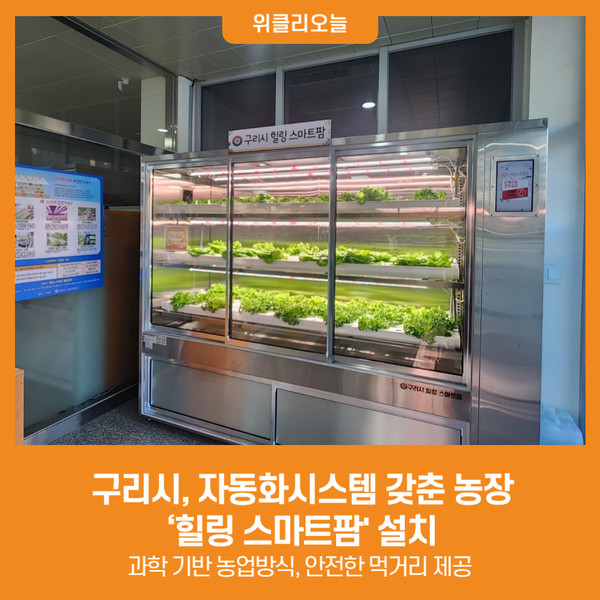 [위클리오늘] 구리시, 자동화시스템 갖춘 농장 힐링 스마트팜 설치