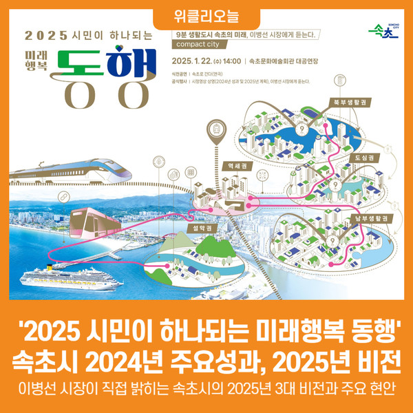 [위클리오늘] 속초시, 2025 시민이 하나되는 미래행복 동행 개최