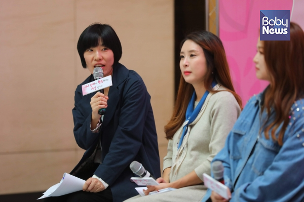 예비엄마·선배엄마 사이 따뜻한 교감 오간 토크 버스킹 