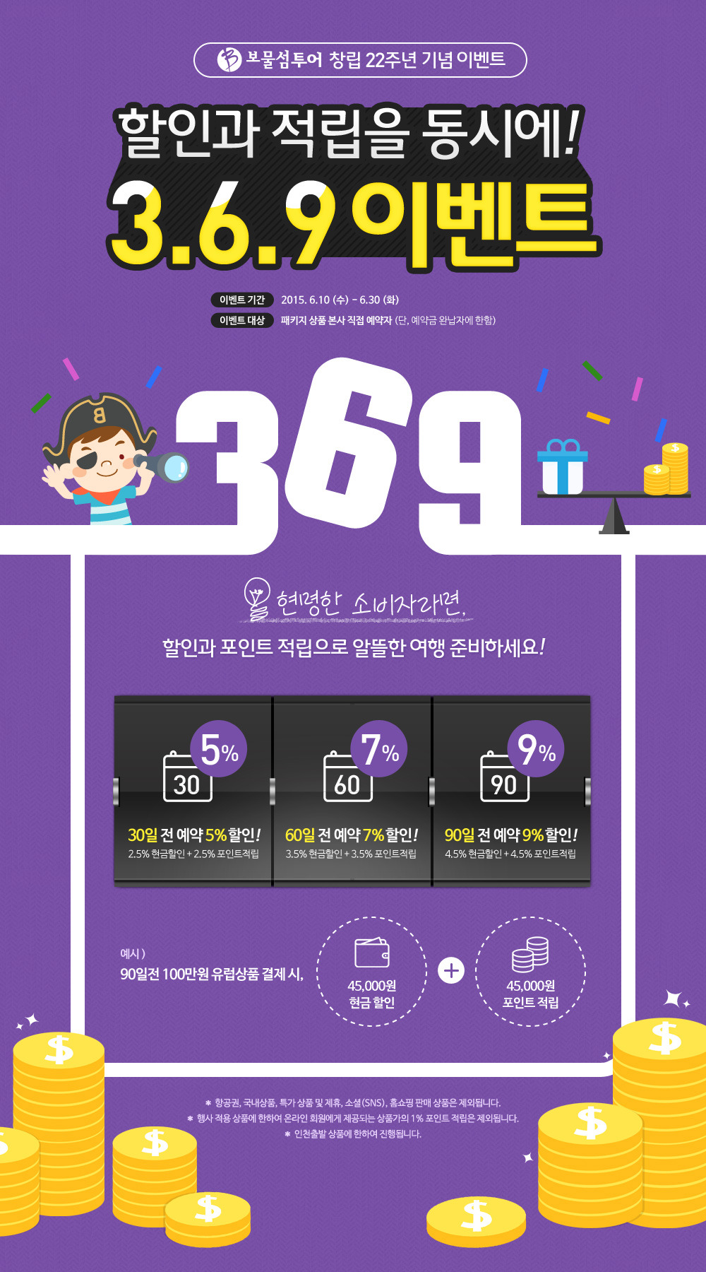보물섬투어, 창립 22주년 맞이 고객 감사 이벤트 실시