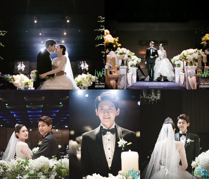 유키스 출신 동호, 1살 연상 신부와 화촉..결혼식 사진 공개