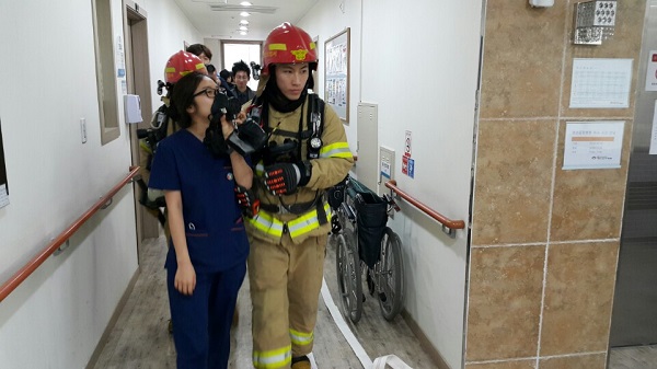 일산소방서, 요양병원 현장대응훈련 실시