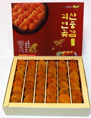 괴산 연풍곶감, 설명절 선물로 인기···달콤·쫄깃한 유혹,