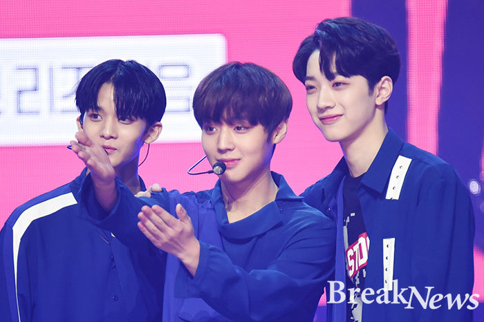 ［포토］워너원 배진영X박지훈X라이관린, 비주얼도 남바완