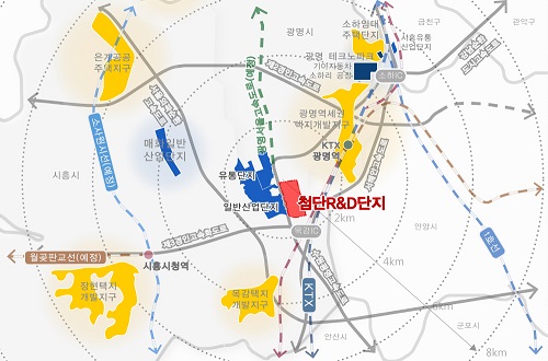 경기도, 광명시흥테크노밸리 도시첨단산업단지계획 승인