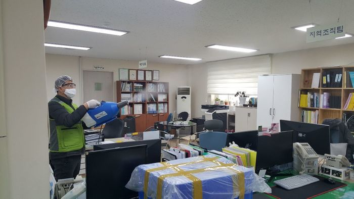 풀무원 영천지점, 코로나19 극복 위한 훈훈한 방역기부