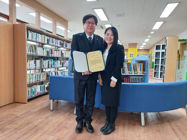 조광희 교육행정위원장, 백영고등학교와 동안초등학교로부터 감사패 받아