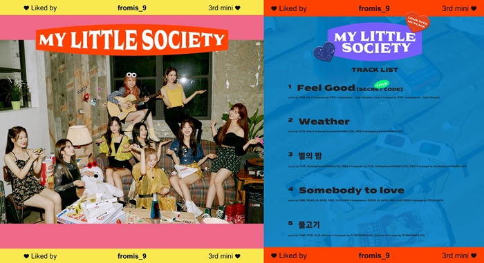 프로미스나인, 새 앨범 트랙리스트 공개..타이틀곡은 ‘Feel Good(필 굿)’