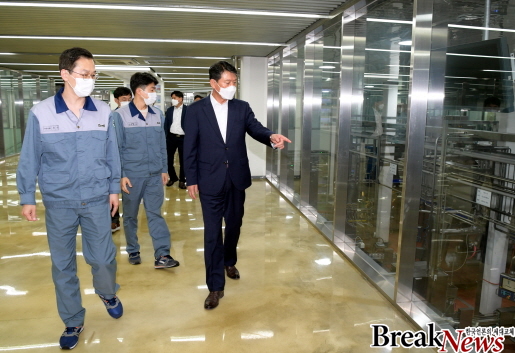 [포토] 조인철 광주시 문화경제부시장, 매일유업(주) 광주공장 현장 방문