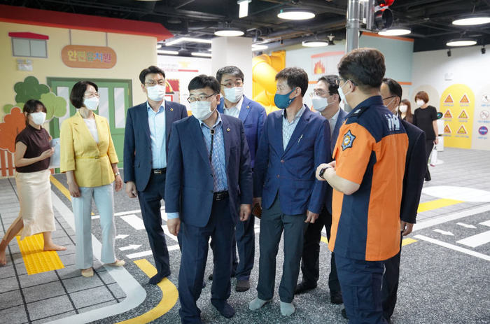 충북도의회 건설환경소방위, 주요사업장 현장 방문