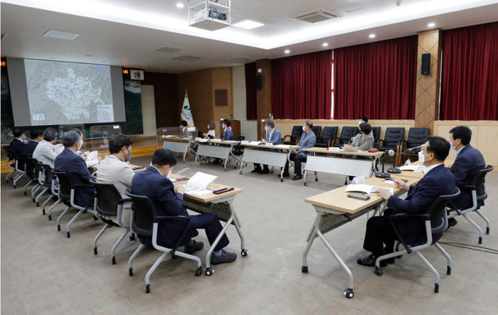 괴산군, 미래교통망 계획수립 용역 최종보고회 진행